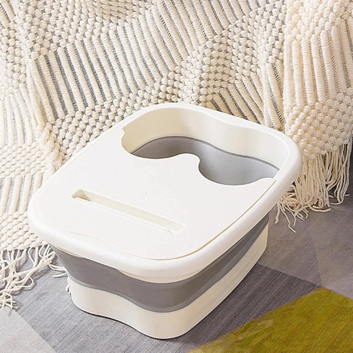 Portable Foot Bath Basin, Collapsible Foot Bath, 1 Count Foldable Massage Foot Bath Tub with Phone Holder, Foot Spa Basin for Home Use, Home Essentials, Mom Birthday Gifts