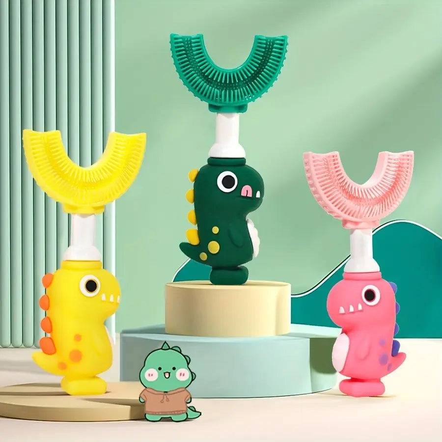 Cepillo Dental Infantil de Silicona (2-7 años)
