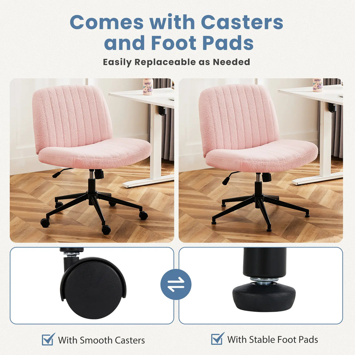 Silla de Oficina sin Brazos Criss Cross