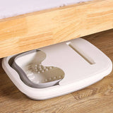 Portable Foot Bath Basin, Collapsible Foot Bath, 1 Count Foldable Massage Foot Bath Tub with Phone Holder, Foot Spa Basin for Home Use, Home Essentials, Mom Birthday Gifts