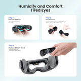 RENPHO Eyeris Caligo Eye Massager,Mist & Temple Massage, Relieves Migraines, Summervibes Eye Strain & Dry Eyes, Adjustable Slidable Massagers, Bluetooth Music, Gift Choice for Man Women