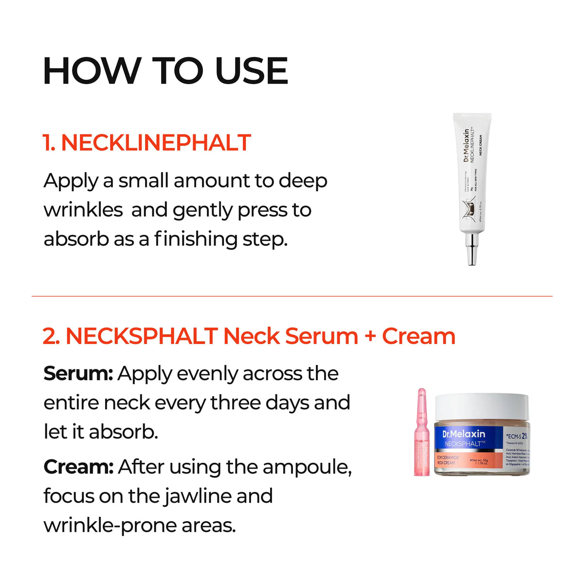 Dr. Melaxin Neck Wrinkle Care Set