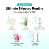 [Anua] Viral Ultimate Glass Skin Bundle | Salmon PDRN Cream + Niacinamide Serum + Double Cleansing + Heartleaf Toner + Daily Lotion | Daily Korean Skincare Kit Hydrating Calming