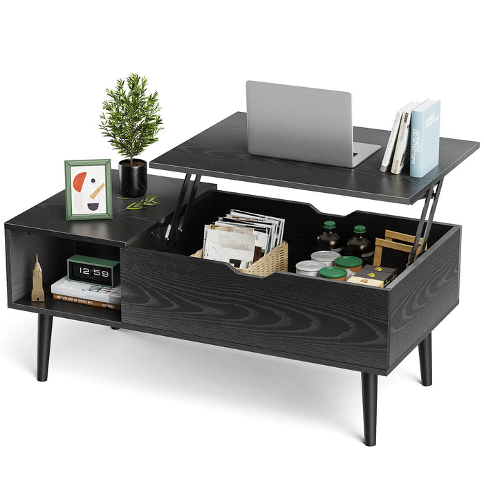 Mesa de Centro con Compartimento Oculto