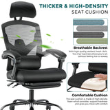 Silla Ergonómica de Oficina con Reposapiés