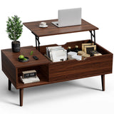 Mesa de Centro con Compartimento Oculto