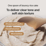 I'M from Rice Mask, Gentle Exfoliating & Hydrating Wash-Off Face Mask with Rice Powder for Glass Skin, Suitable for Sensitive Skin, 2.37 Fl Oz, Exfoliate, Organic, Moisture