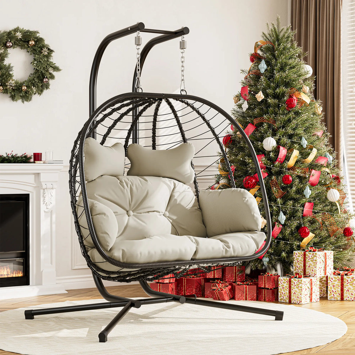 Silla Colgante Doble Riwengo