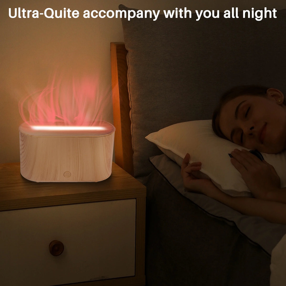 Difusor de Aromas con Llama LED