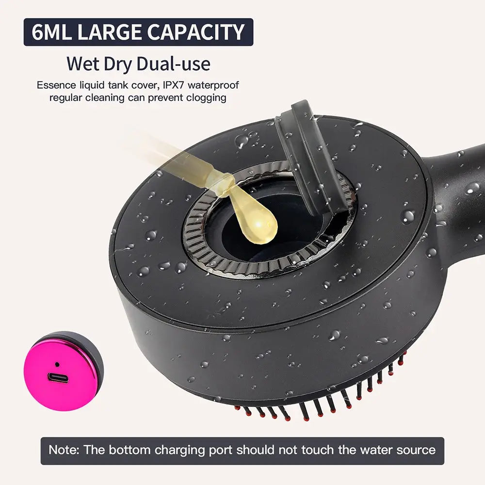 Electric Scalp Massager (With Gift Box), Rechargeable Handheld Hair Scalp Massager with 3 Modes, Scalp Scrubber and Stimulator for Home and Travel, Portable Massagers