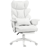Dowinx Ergonomic Office Chair - Big & Tall Executive Desk Chair with Pocket Spring Lumbar Support, High-Back Adjustable Gaming Chair, Removable Footrest & 3D Armrests
