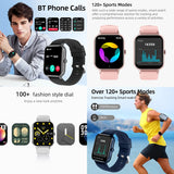 1.83-Inch Touchscreen Wireless Smart Watch, Digital Fitness Watch with Call Function & 100+ Sports Modes, Waterproof Smartwatch #GLOBAL PICKS