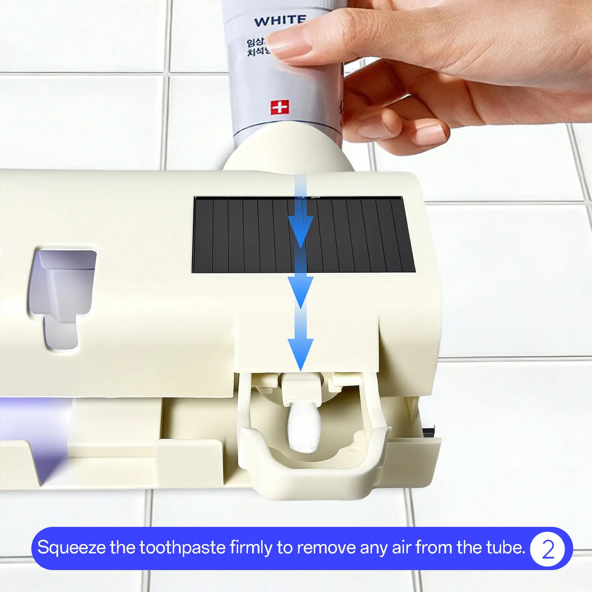 Portacepillos Inteligente con Dispensador