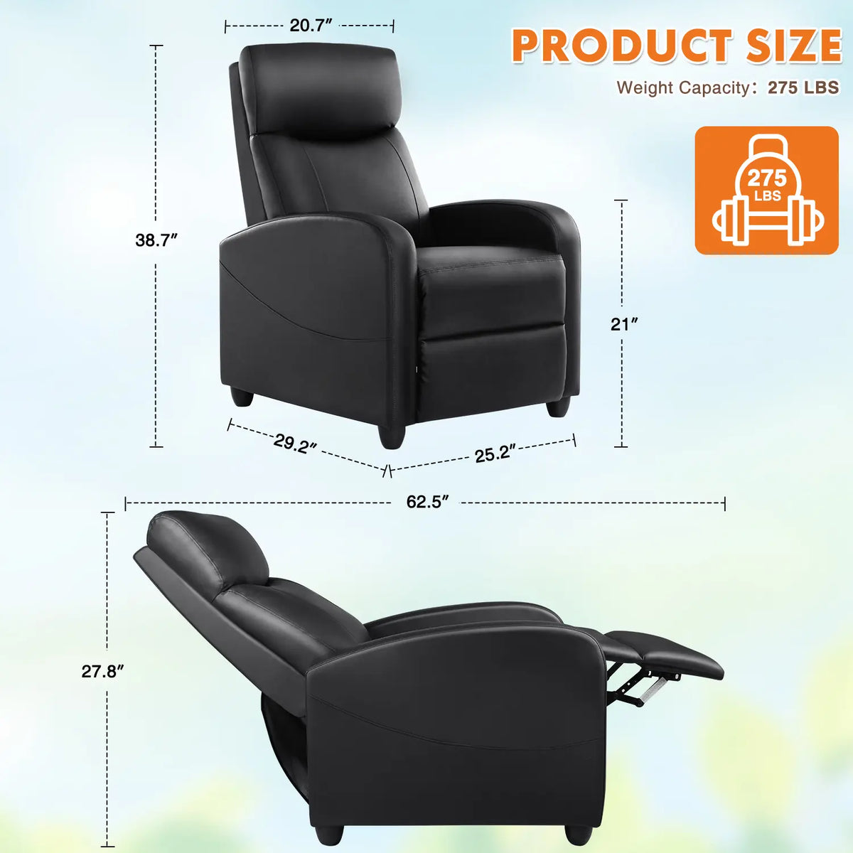 Sillón Reclinable con Masaje