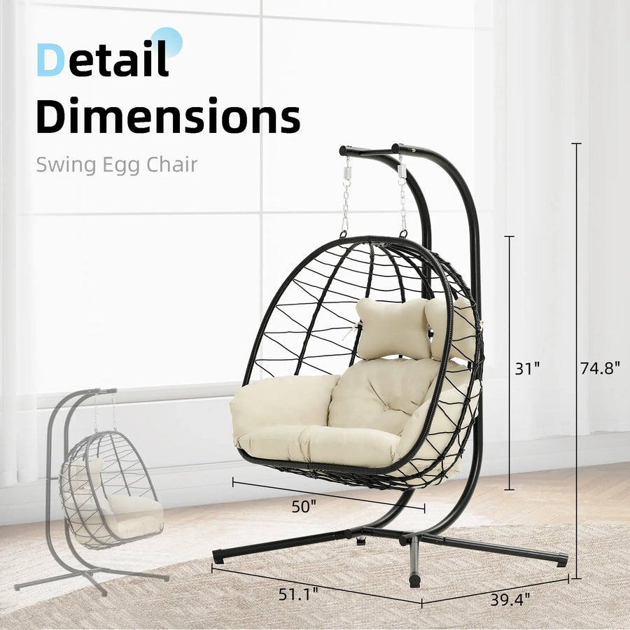 Silla Colgante Doble Riwengo