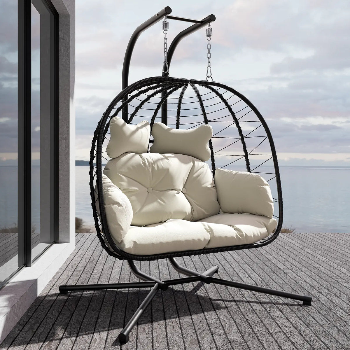 Silla Colgante Doble Riwengo