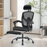 Silla Ergonómica de Oficina con Reposapiés