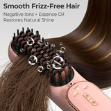 CONLWIN 2026 New Cordless Hair Straightener Brush, Portable for Travel Touch-Ups,Oil Nourished Salon Straightening Brush, Negative Ions Anti-Frizz, anti Scalding Ceramic Hot Comb with 3 Heat & Safety Lock,Dorm Essentials