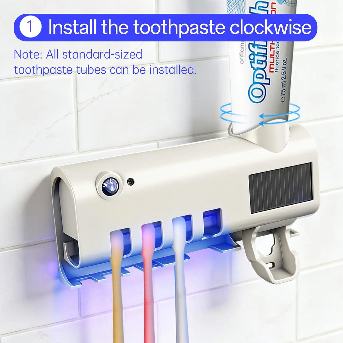 Portacepillos Inteligente con Dispensador