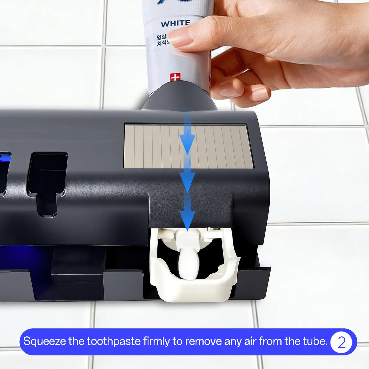 Portacepillos Inteligente con Dispensador