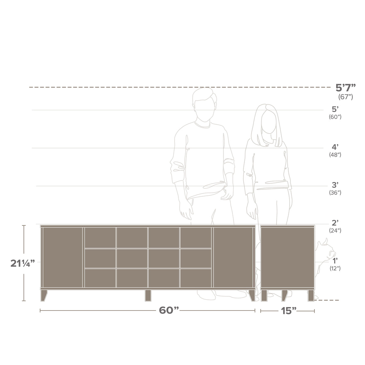 White Shoe Cabinet, Entryway Bench, Mud Room Organization and Storage Bench with 14 Shoe Cubbies 15"D X 60"W X 21.25"H