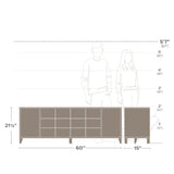 White Shoe Cabinet, Entryway Bench, Mud Room Organization and Storage Bench with 14 Shoe Cubbies 15"D X 60"W X 21.25"H