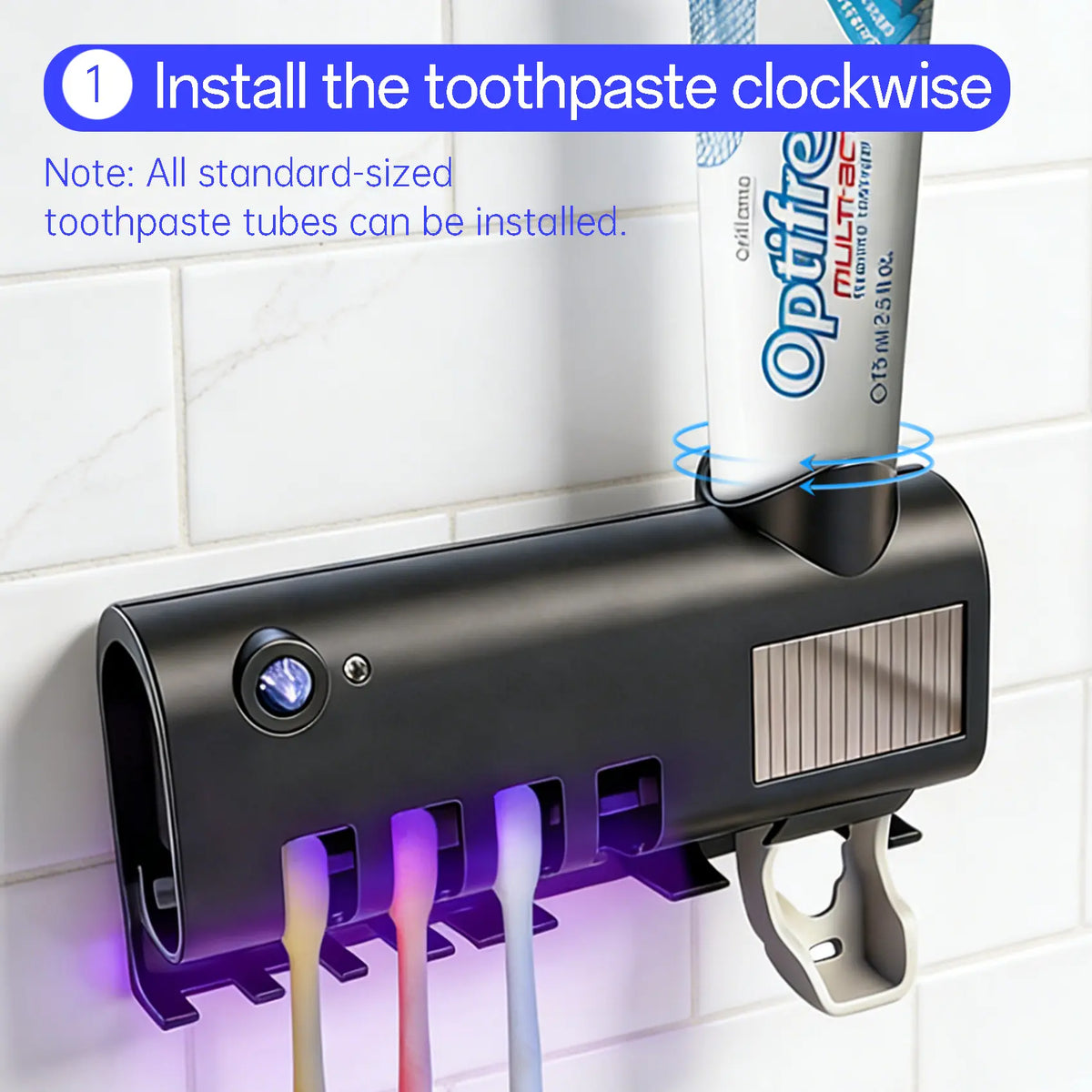 Portacepillos Inteligente con Dispensador