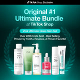 [Anua] Viral Ultimate Glass Skin Bundle | Salmon PDRN Cream + Niacinamide Serum + Double Cleansing + Heartleaf Toner + Daily Lotion | Daily Korean Skincare Kit Hydrating Calming