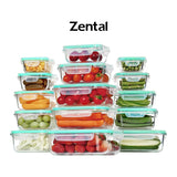 Set de Contenedores de Vidrio Zental