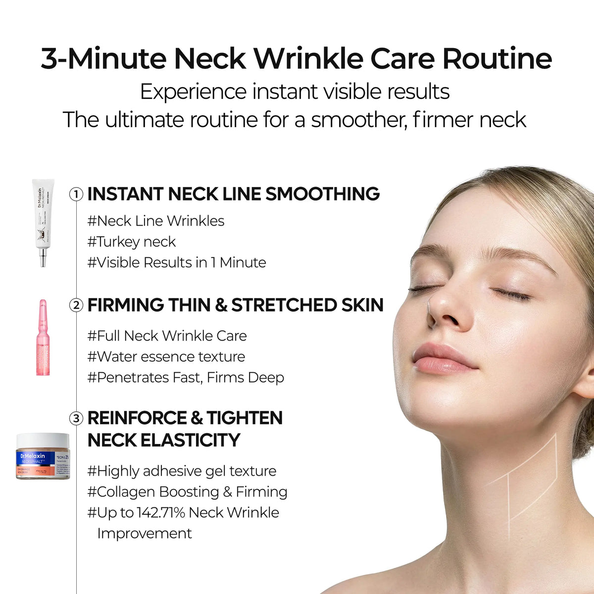 Dr. Melaxin Neck Wrinkle Care Set