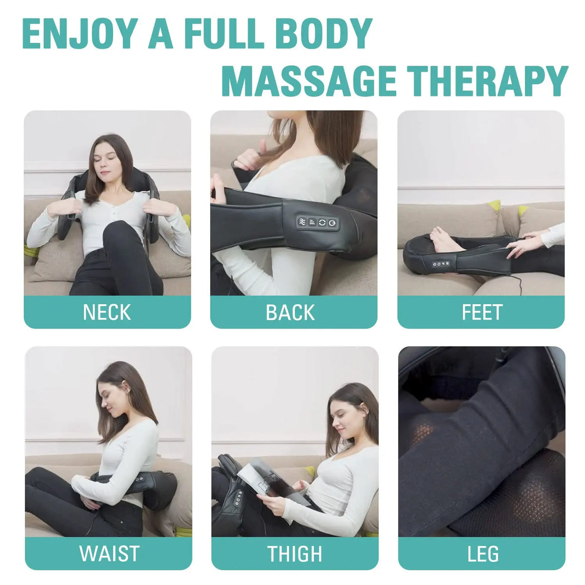 Masajeador Shiatsu de Cuello y Espalda