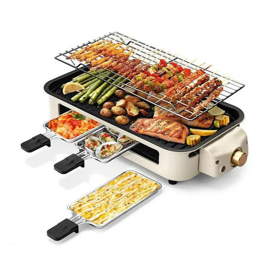 Parrilla eléctrica 2 en 1 Pukomc
