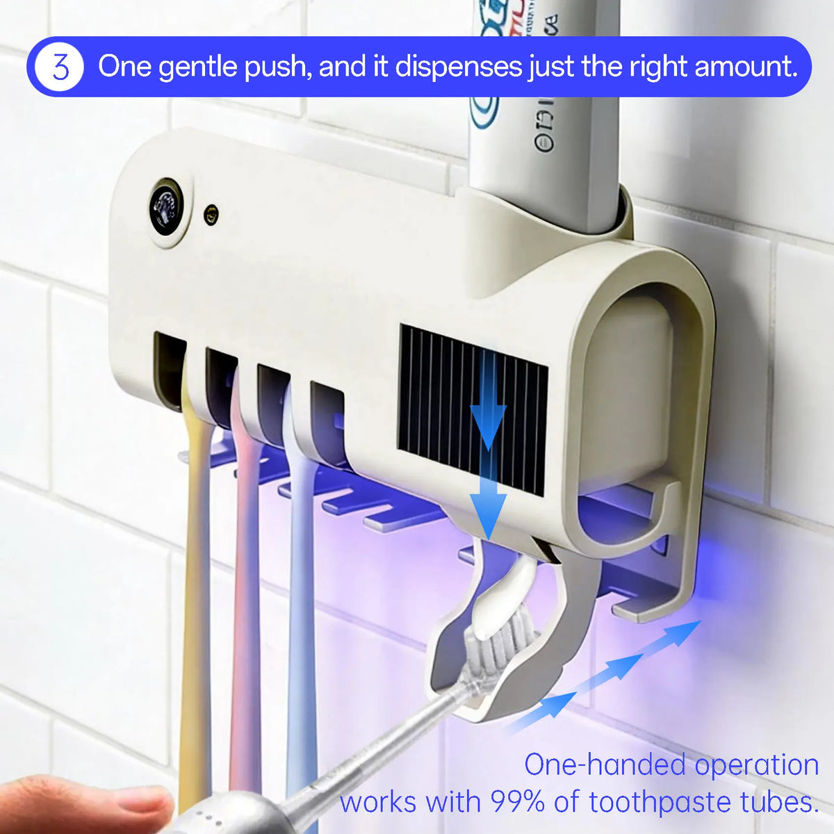 Portacepillos Inteligente con Dispensador