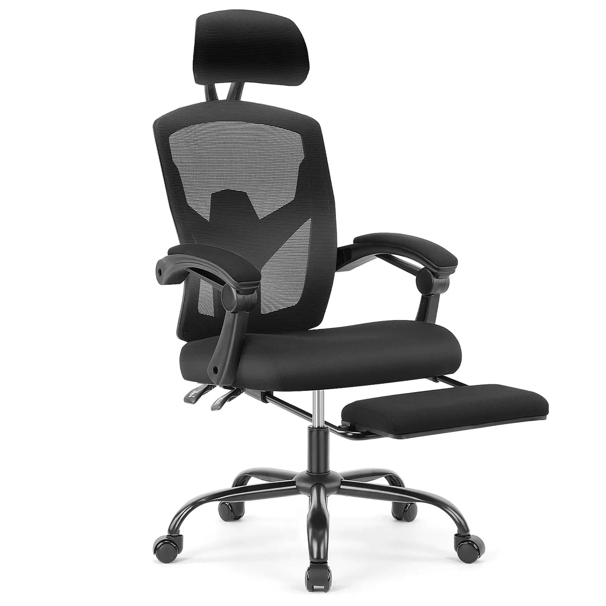 Silla Ergonómica de Oficina con Reposapiés