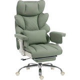 Dowinx Ergonomic Office Chair - Big & Tall Executive Desk Chair with Pocket Spring Lumbar Support, High-Back Adjustable Gaming Chair, Removable Footrest & 3D Armrests