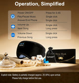 Antifaz para Dormir con Audio Bluetooth