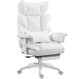 Dowinx Ergonomic Office Chair - Big & Tall Executive Desk Chair with Pocket Spring Lumbar Support, High-Back Adjustable Gaming Chair, Removable Footrest & 3D Armrests