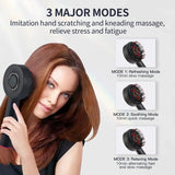 Electric Scalp Massager (With Gift Box), Rechargeable Handheld Hair Scalp Massager with 3 Modes, Scalp Scrubber and Stimulator for Home and Travel, Portable Massagers