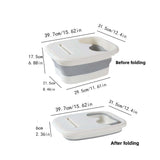 Portable Foot Bath Basin, Collapsible Foot Bath, 1 Count Foldable Massage Foot Bath Tub with Phone Holder, Foot Spa Basin for Home Use, Home Essentials, Mom Birthday Gifts