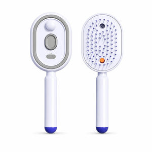 Cepillo Masajeador Eléctrico con Spray para Cabello