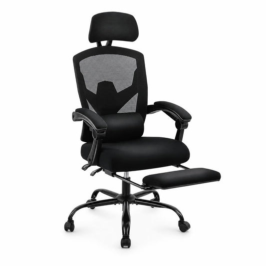 Silla Ergonómica de Oficina con Reposapiés