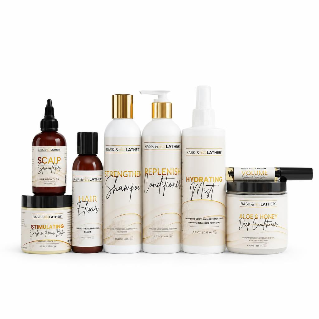 Bask & Lather Hair Care Bundle